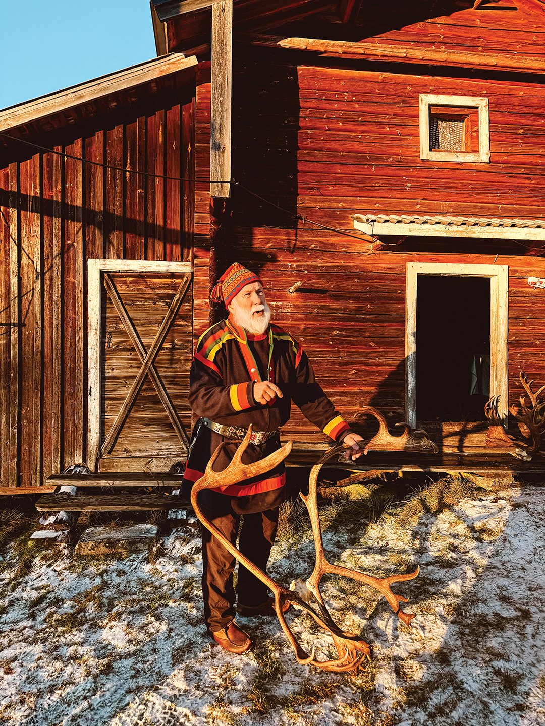 Lars, in the Arctic Circle, belongs to the Sámi people, who are an Indigenous group, residing in the Arctic regions of Finland, Norway, Sweden and Russia’s Kola Peninsula.