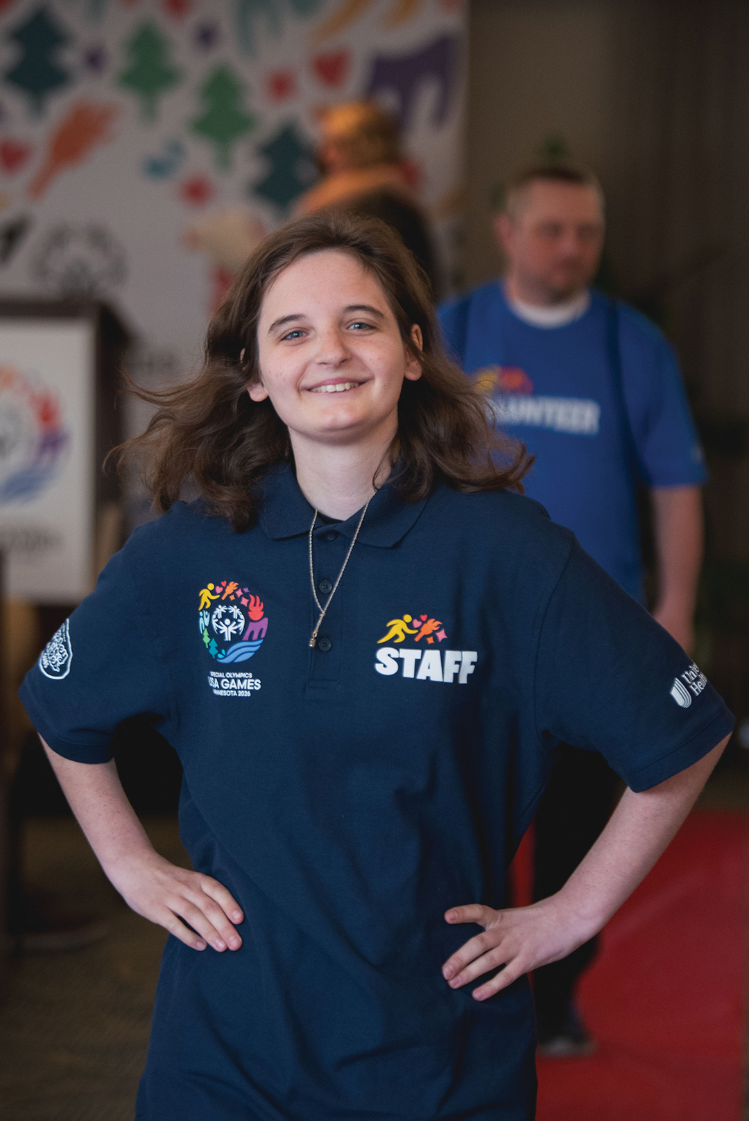 Jenna Perkins participates at the Spring Partner Forum in April 2025 during the Special Olympics USA Games.
