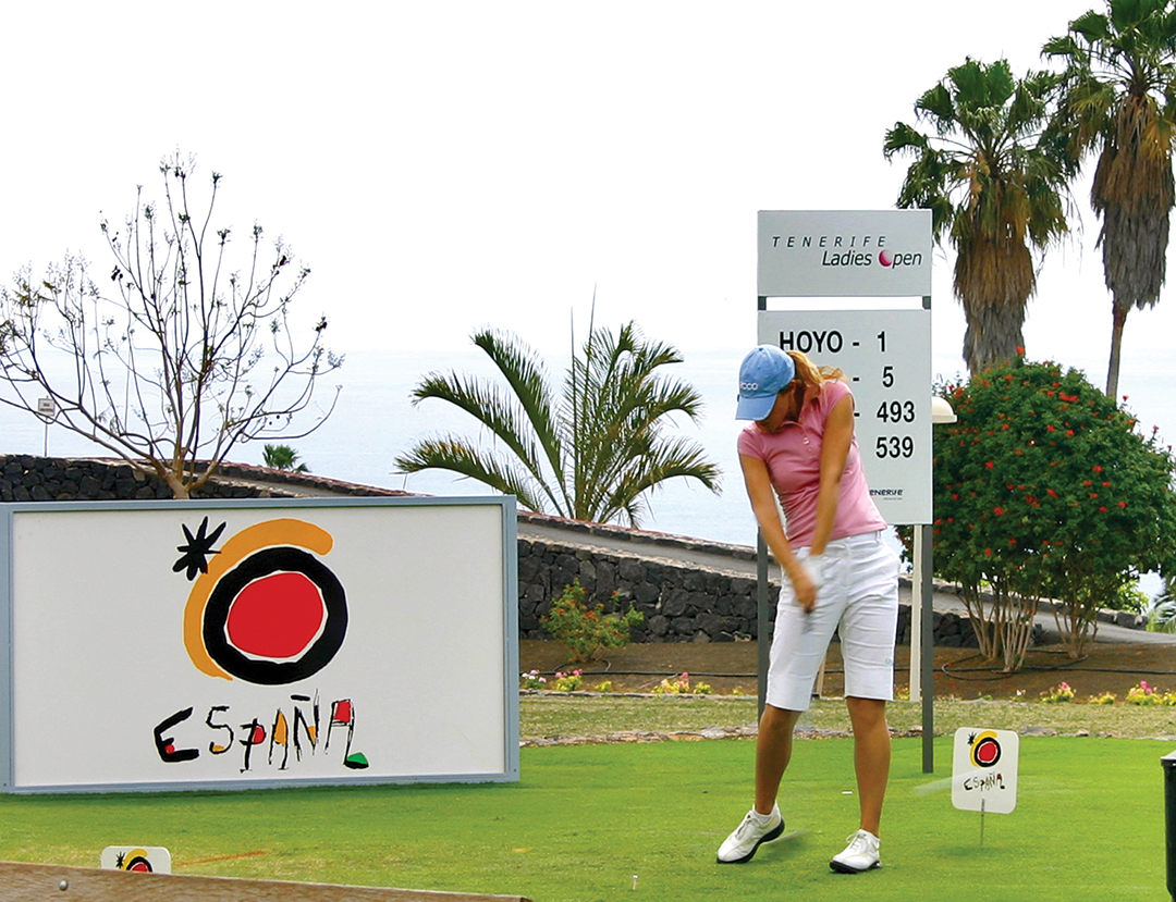 The Canary Islands offered ideal playing conditions for Katie Bakken during one of many tournaments she’s competed in over the course of her career.