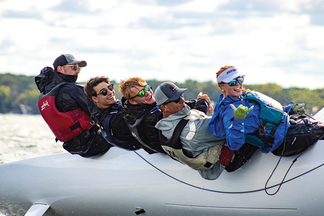 “Most of these families have known each other since they were youth sailors,” says Mike Hanson, Minnetonka Yacht Club manager. “They raced as children, and now their children race as well. And despite the friendly rivalries that inevitably develop over decades of competition, there’s immense respect reserved for sailors who have spent a lifetime sharing memories on the water.”