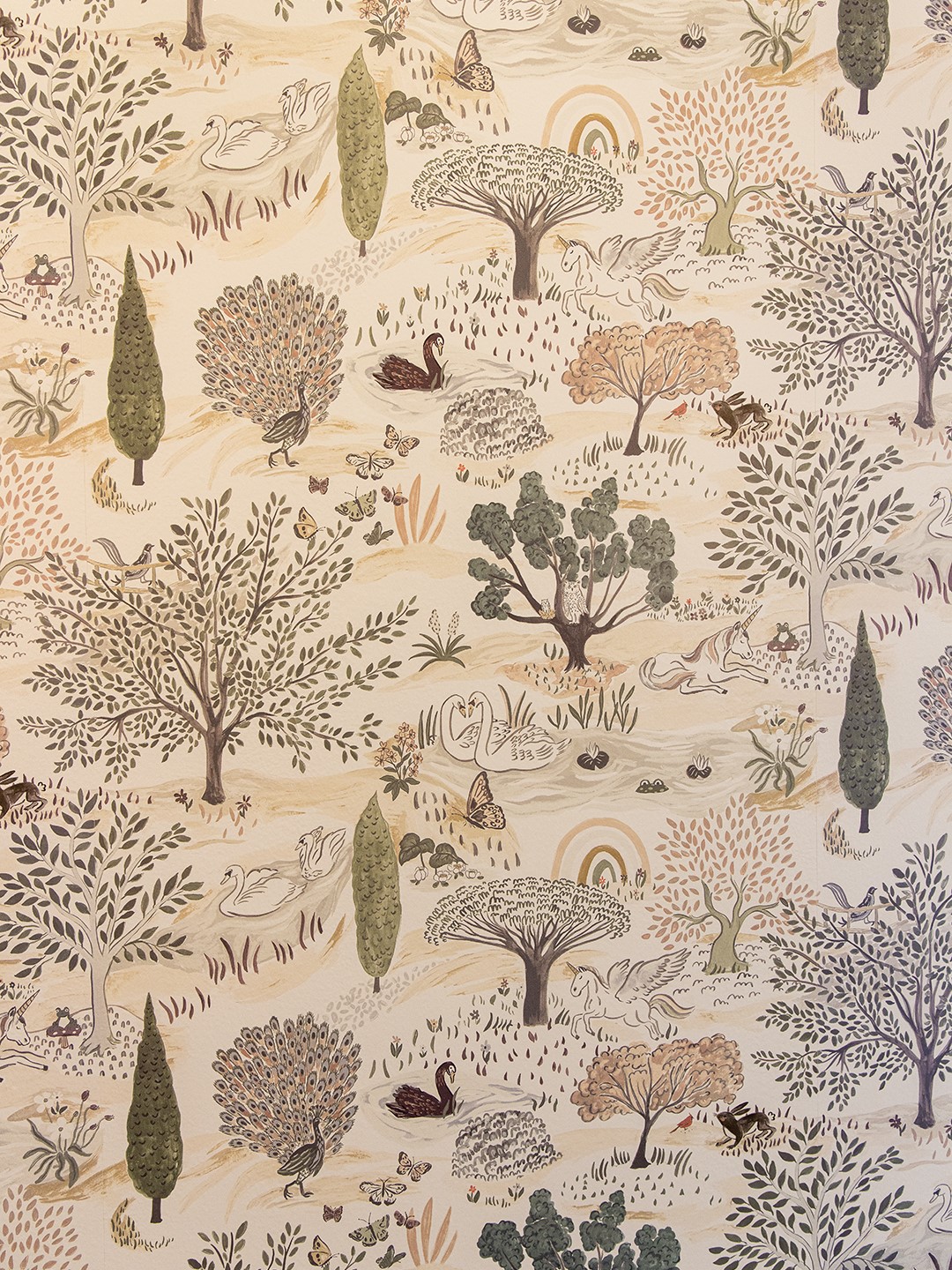 Custom wallpaper by She She allows homeowners to share their decor vision.