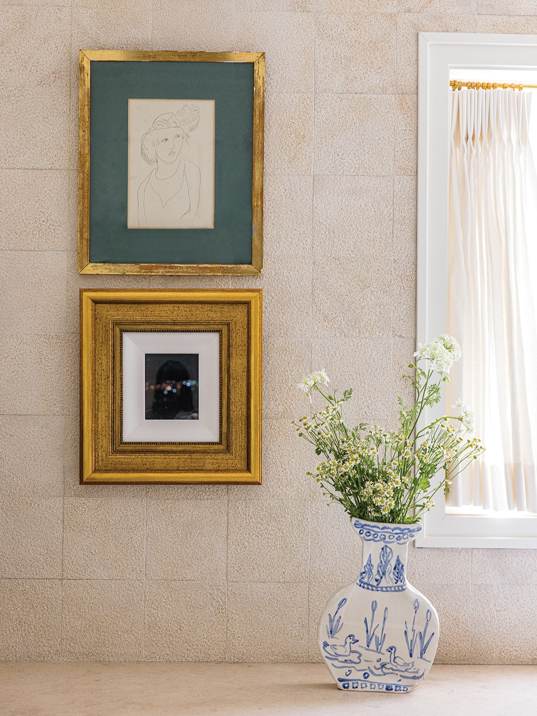 A drawing by Henri Matisse and Sapporo, Japan by Alec Soth are joined by a vase by Annika Schneider, an alum of the Minneapolis College of Art and Design.
