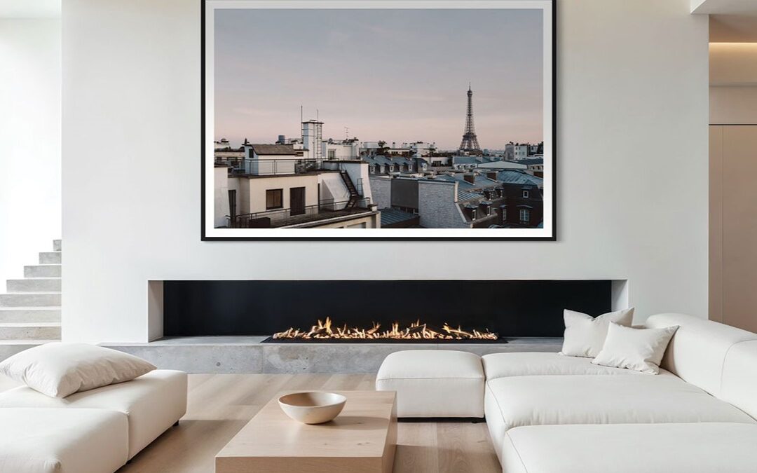Artist Captures a Study in Blue