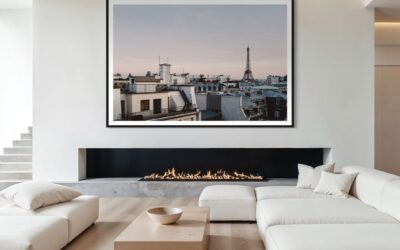 Artist Captures a Study in Blue