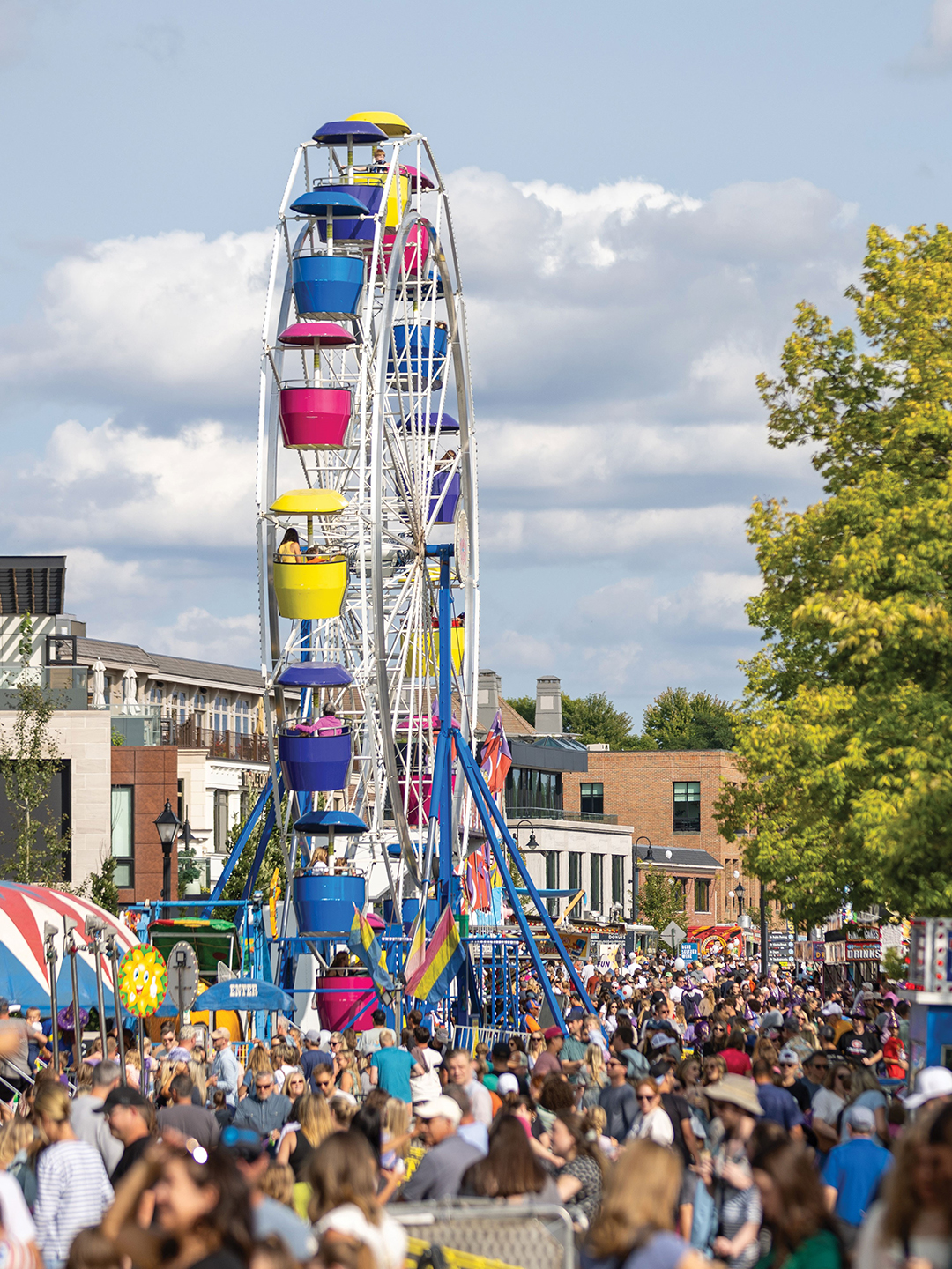 Ferris wheel at James J Hill Days