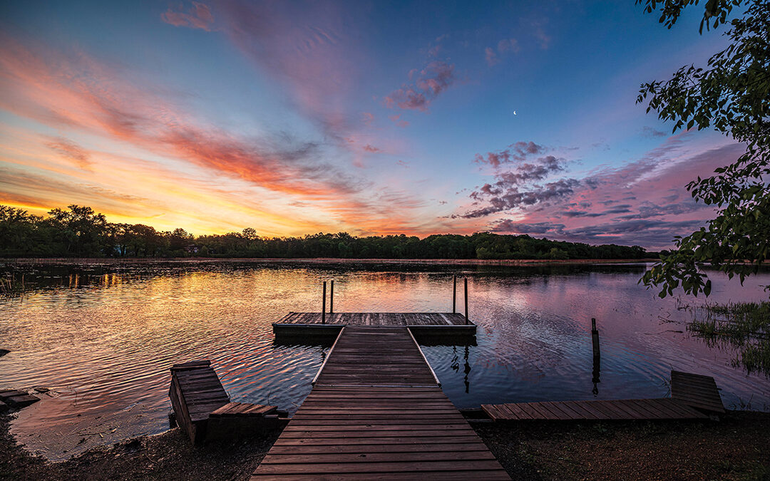 Sunrise Over Minnehaha Headwaters
