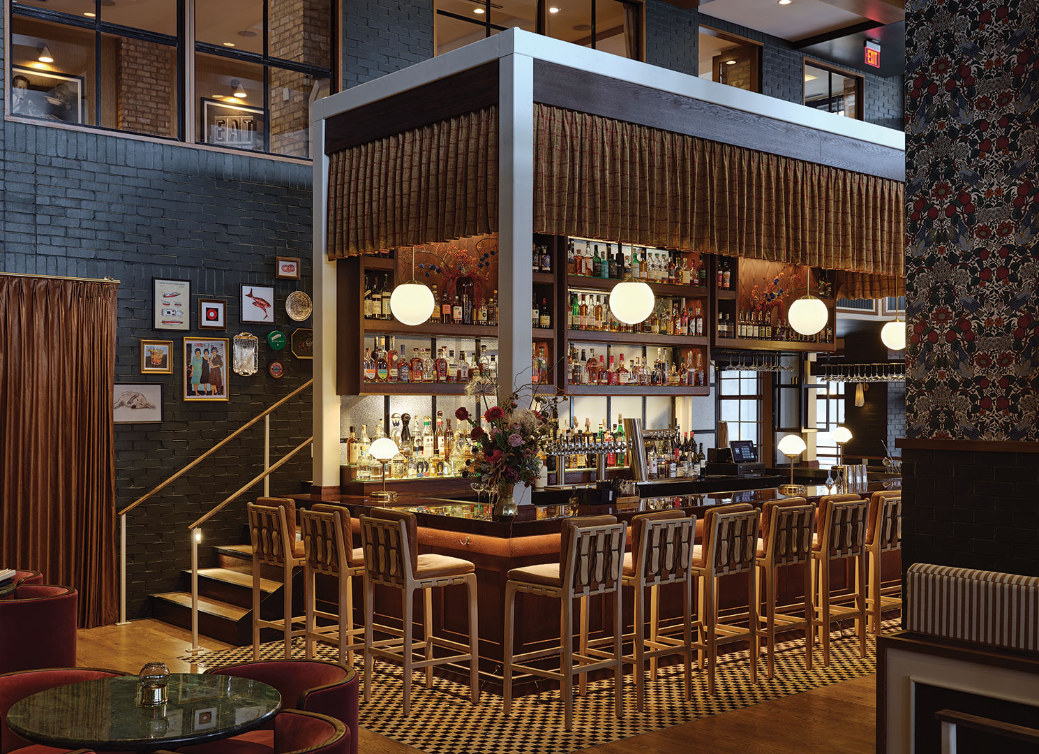 Belle & Grey bar area