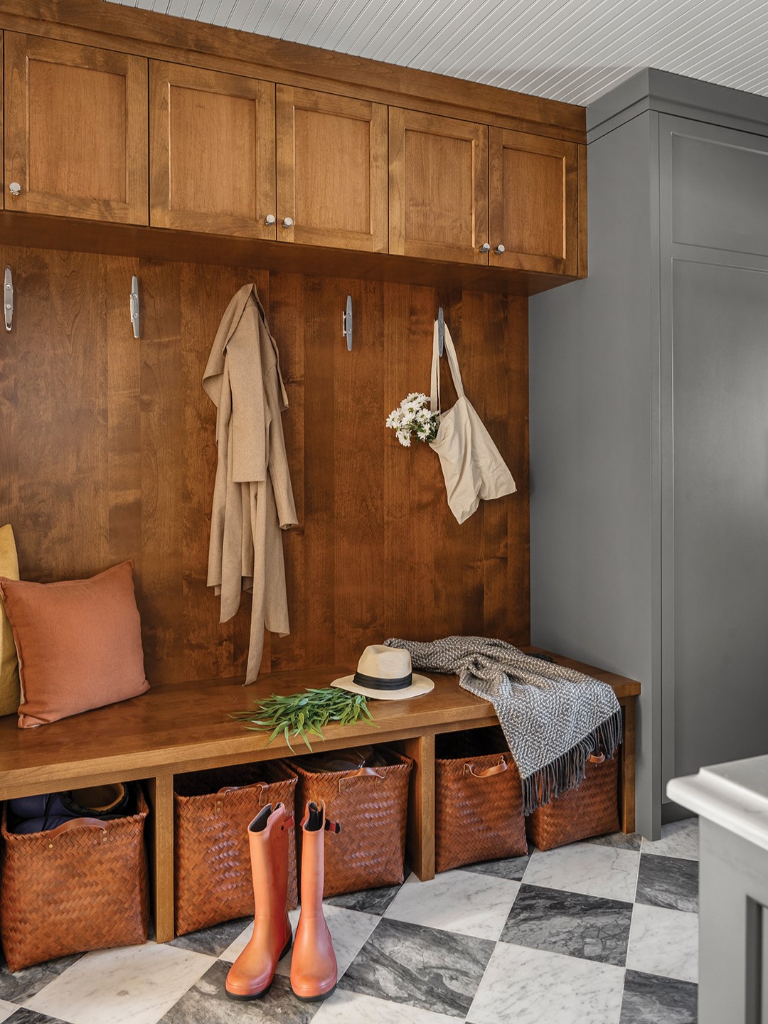 Mudroom cabinets