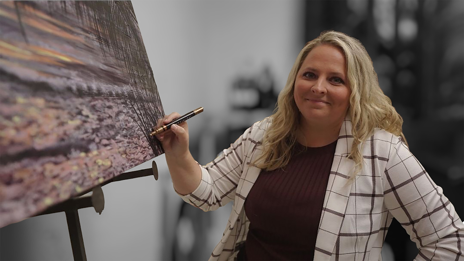 Katherine Victoria painting