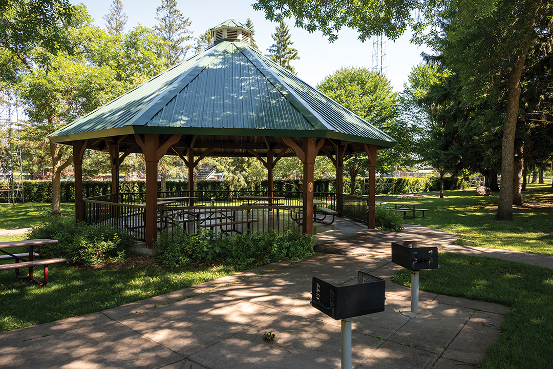 Today, Central Park’s gazebo serves as a peaceful gathering space for small or large groups.