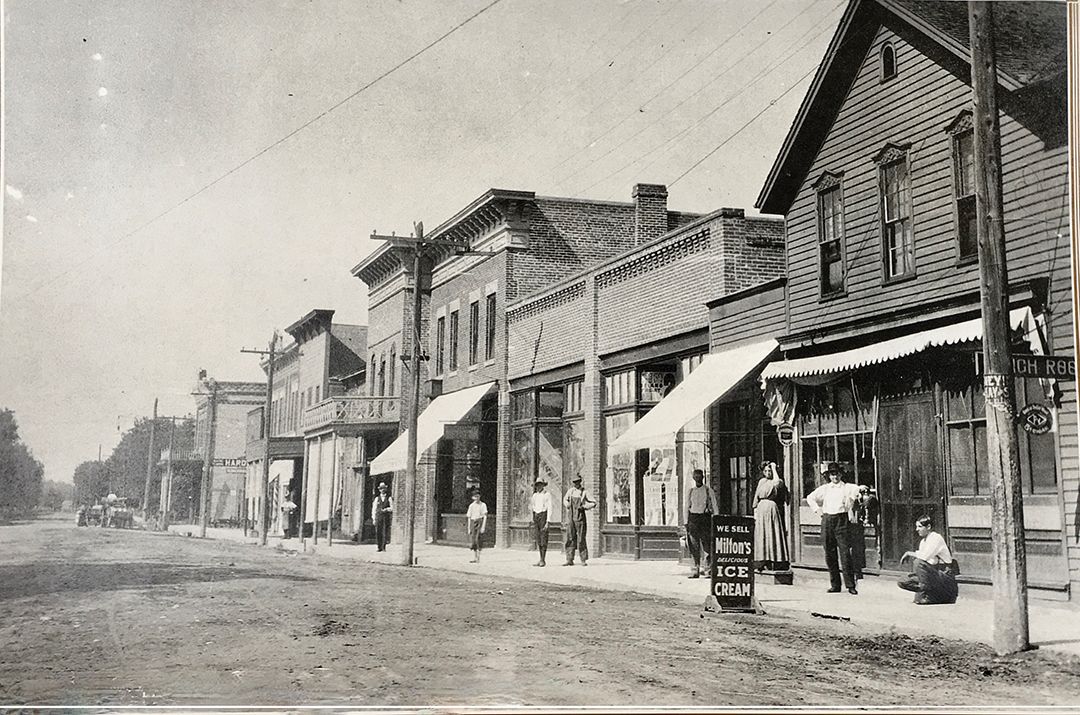 Catch a glimpse of life along River Street (ca. 1910).