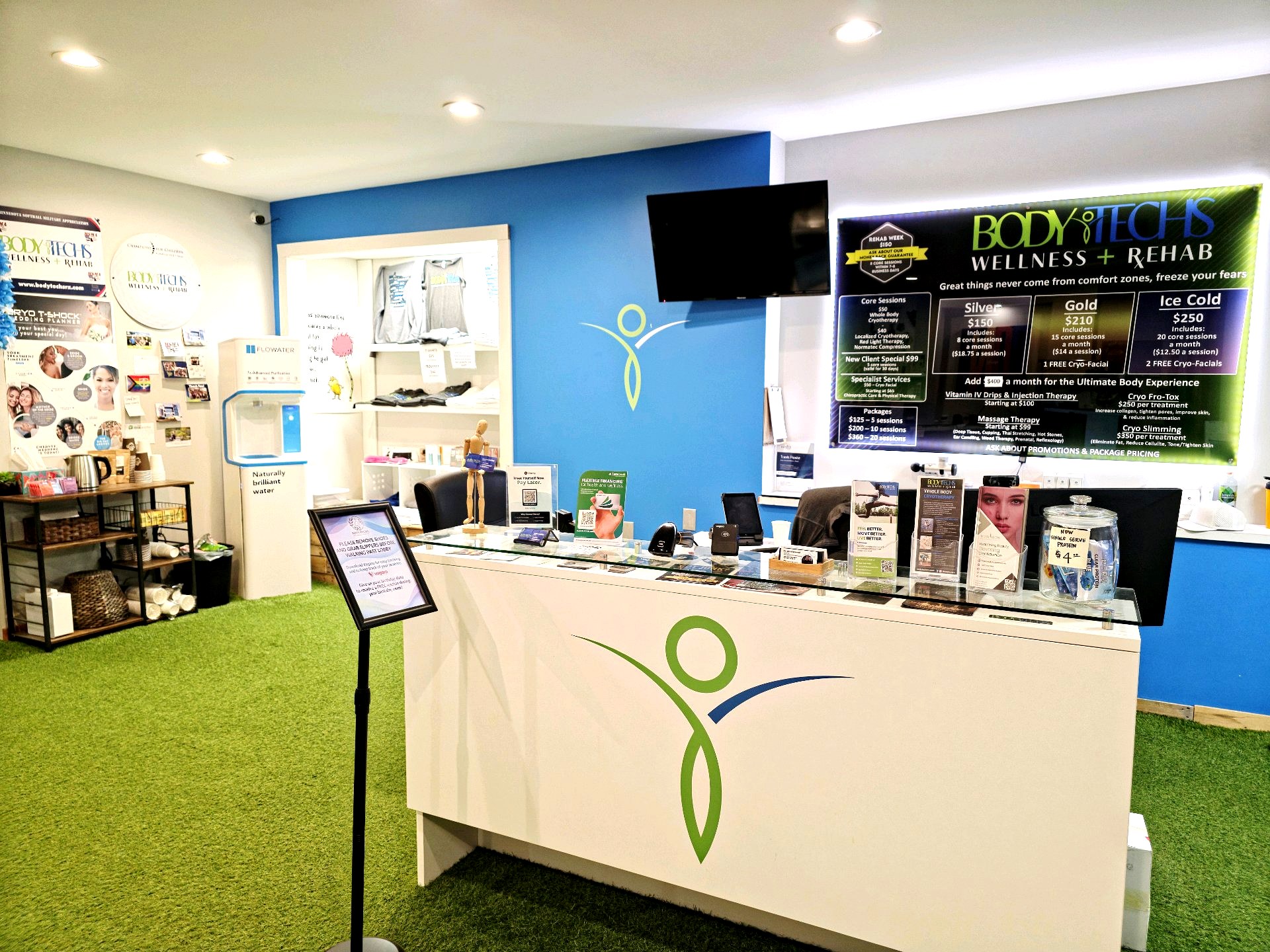 Body Techs Wellness & Esthetics reception desk